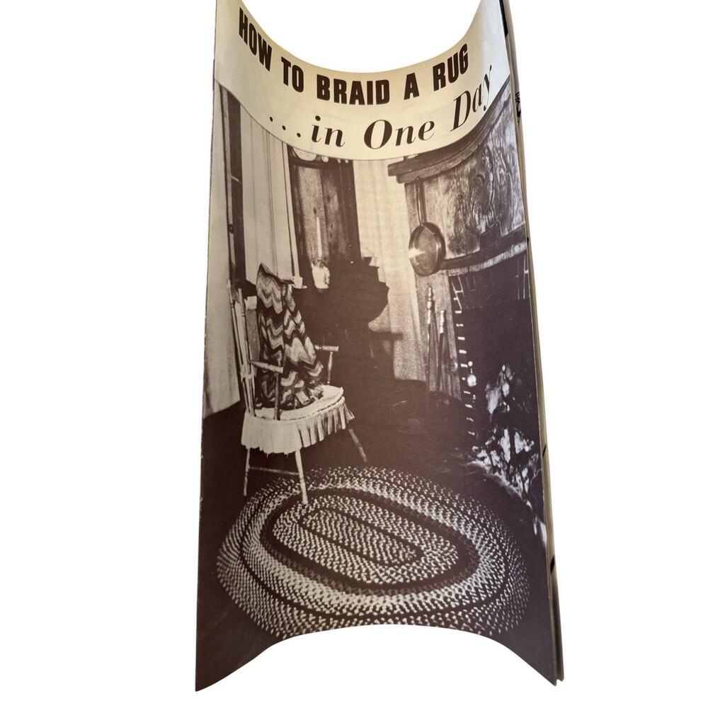 Sentry Rug Braiding Kit Instructions Patterns Braiders DIY Craft Tools Vintage - Picture 3 of 3